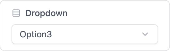 dropdown widget