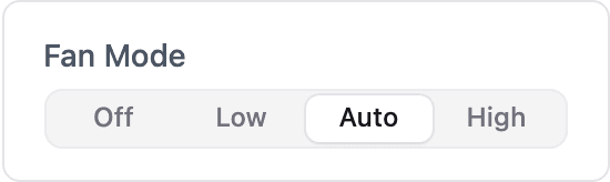 segmented control widget